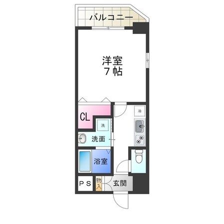 エルベコート堺東の物件間取画像